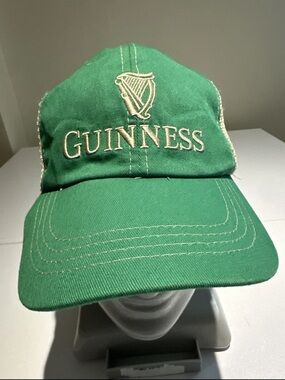 Guinness Embroidered Harp Green Baseball Hat
